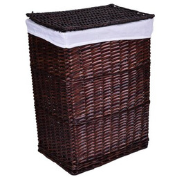 GOCKOWIAK Kosz na pranie 72L Brązowy Zyskaj