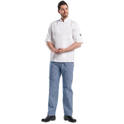 Chaud Devant Koszula kucharska z krótkim rękawem Chaud