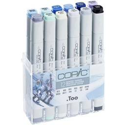 COPIC Classic Markers Set of 12 "Winter Colours",