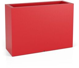 Prostokątna donica Longerino czerwona 70 cm