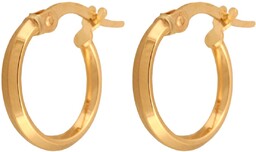 Złote kolczyki 585 koła prezent grawer pudełko