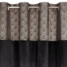 EUROFIRANY Zasłona Agnes 140 x 250 cm Czarny