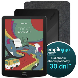 Czytnik e-booków InkBOOK Focus Color Black + etui