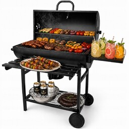 Grill węglowy ogrodowy duży Spinel 115 cm 2