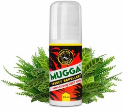 Środek na komary z 50% deet - Mugga