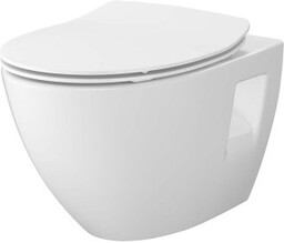 CERSANIT Miska podwieszana MODUO PLUS OVAL deska SLIM