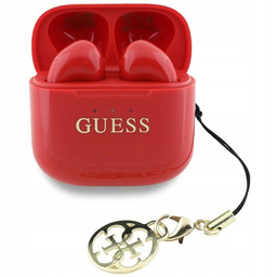 Guess Słuchawki Bluetooth Tws etui ładujące (czerwony)