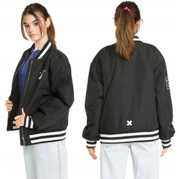 Kurtka dziewczęca 140 przejściowa Bomberka czarna Reporter