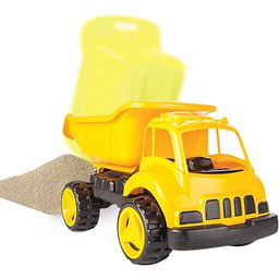 Jamara 460269 460269-piaskownica samochodowa XL żółta  pojemność