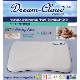 Poduszka Ortopedyczna Dream-Cloud Premium Dziecięca 1-6 lat 50x30x6(3+3)