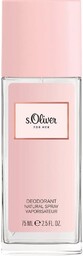 s.Oliver, For Her Dezodorant W Naturalnym Sprayu, 75ml