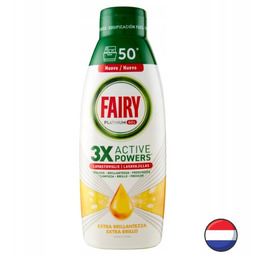Fairy Platinum Lemon Żel do Zmywarki Extra Połysk