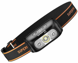 Latarka czołowa Superfire HL05-D, 110lm, USB