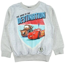 Bluza dziewczęca Disney Cars dresowa szara Auta dziecięca-128