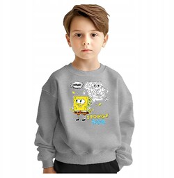 Bluza Dziecięca Młodzieżowa Spongebob Kanciastoporty 104