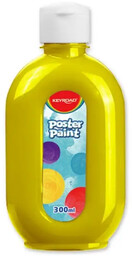 Farba plakatowa 300ml KEYROAD żółta