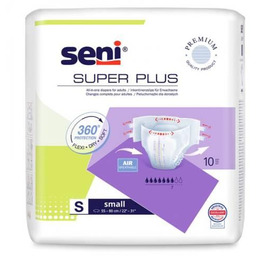 SENI SUPER PLUS Pieluchomajtki dla dorosłych S, 10