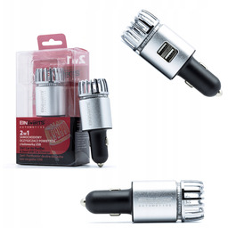 Samochodowy Jonizator Oczyszczacz Powietrza Srebro