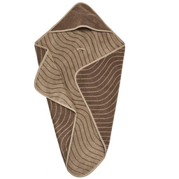 Leander Ręcznik kąpielowy z kapturkiem Organic Woodland mocca