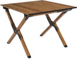 Stolik kawowy Mariposa składany kwadratowy nowoczesny brązowy