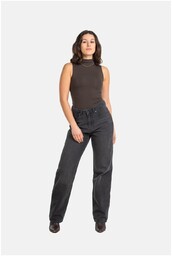 spodnie REELL - Women Betty Baggy Dark Grey