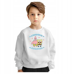Bluza Dziecięca Młodzieżowa Spongebob Kanciastoporty 104