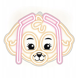 Lampka wisząca dla dziecka do pokoju dziewczynki neon