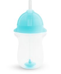 Munchkin Tip&Sip, kubek niekapek ze słomką z odważnikiem,