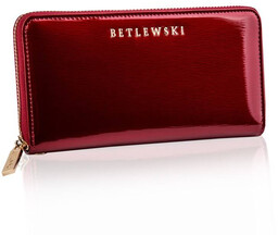 Portfel damski BETLEWSKI ZBPD-BS-5297 czerwony