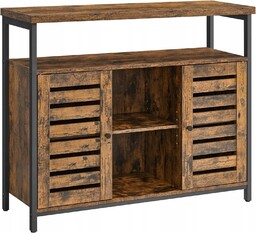 Komoda Kredens regał Szafka Kuchenna półka 100x35x81 Drewniana
