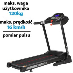 HERTZ FITNESS Bieżnia elektryczna Advanced 2500W 16km/h