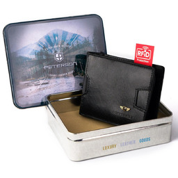 Skórzany męski portfel Peterson PTN N78-VT