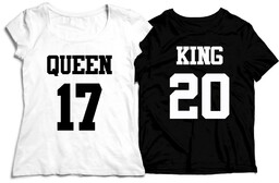 Koszulki dla par - King Queen