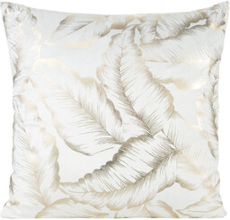 Poszewka welwetowa w złote liście JA148-03