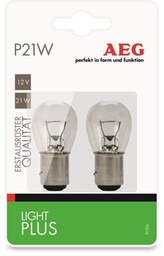 AEG Żarówka samochodowa Light Plus P21W (2 szt.)