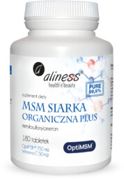 Aliness - Suplement diety - MSM Siarka Organiczna