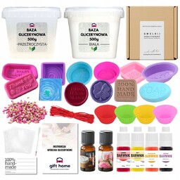 DUŻY zestaw do robienia mydeł naturalnych 50 el.