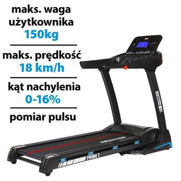 HERTZ FITNESS Bieżnia elektryczna Prime 7 2220W 18km/h