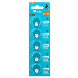 5x bateria litowa Vinnic CR1025