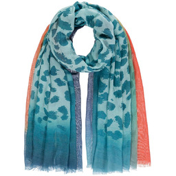 Damski szal turkusowy Passigatti