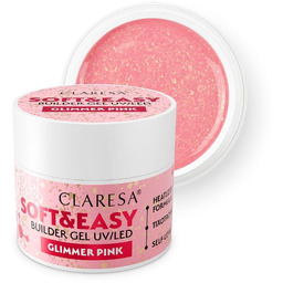 CLARESA Soft&Easy Builder Gel UV/LED żel budujący Glimmer