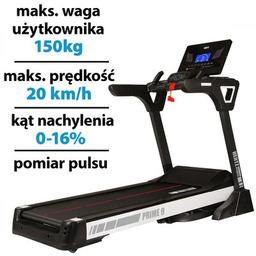HERTZ FITNESS Bieżnia elektryczna Prime 9 2574W 20