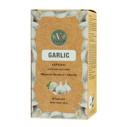 VANAN Garlic Suplement diety wspomagający układ sercowo-naczyniowy Kapsułki