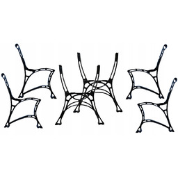 Noga Nogi Do Ławki Stołu Aluminiowa Królewska