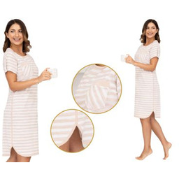 Regina Koszula nocna AMINA: beż/biel