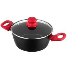 Garnek aluminiowy Mars z pokrywką 20 cm 2,2