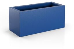 Prostokątna donica Long niebieska 40 cm
