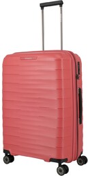 Walizka średnia poszerzana Travelite Mooby - red