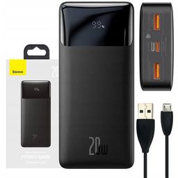 Baseus Pojemny Duży Szybki Powerbank 20000MAH Qc 20W