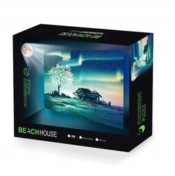 Domek na plaży Fluorescencyjne Puzzle 1000 el.